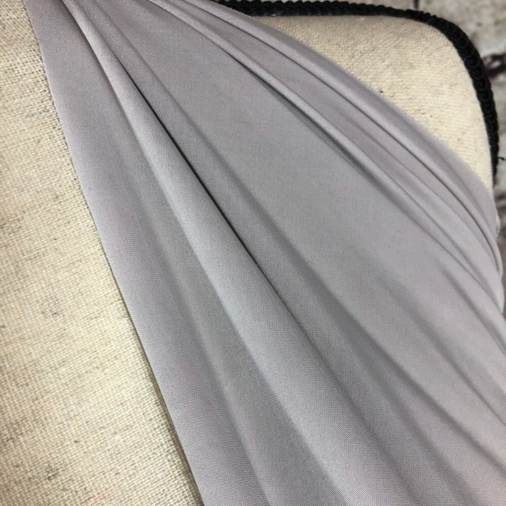 SEXY NEW Lt Gray/Silver Draped Neck Halter Top - Picture 7 of 7